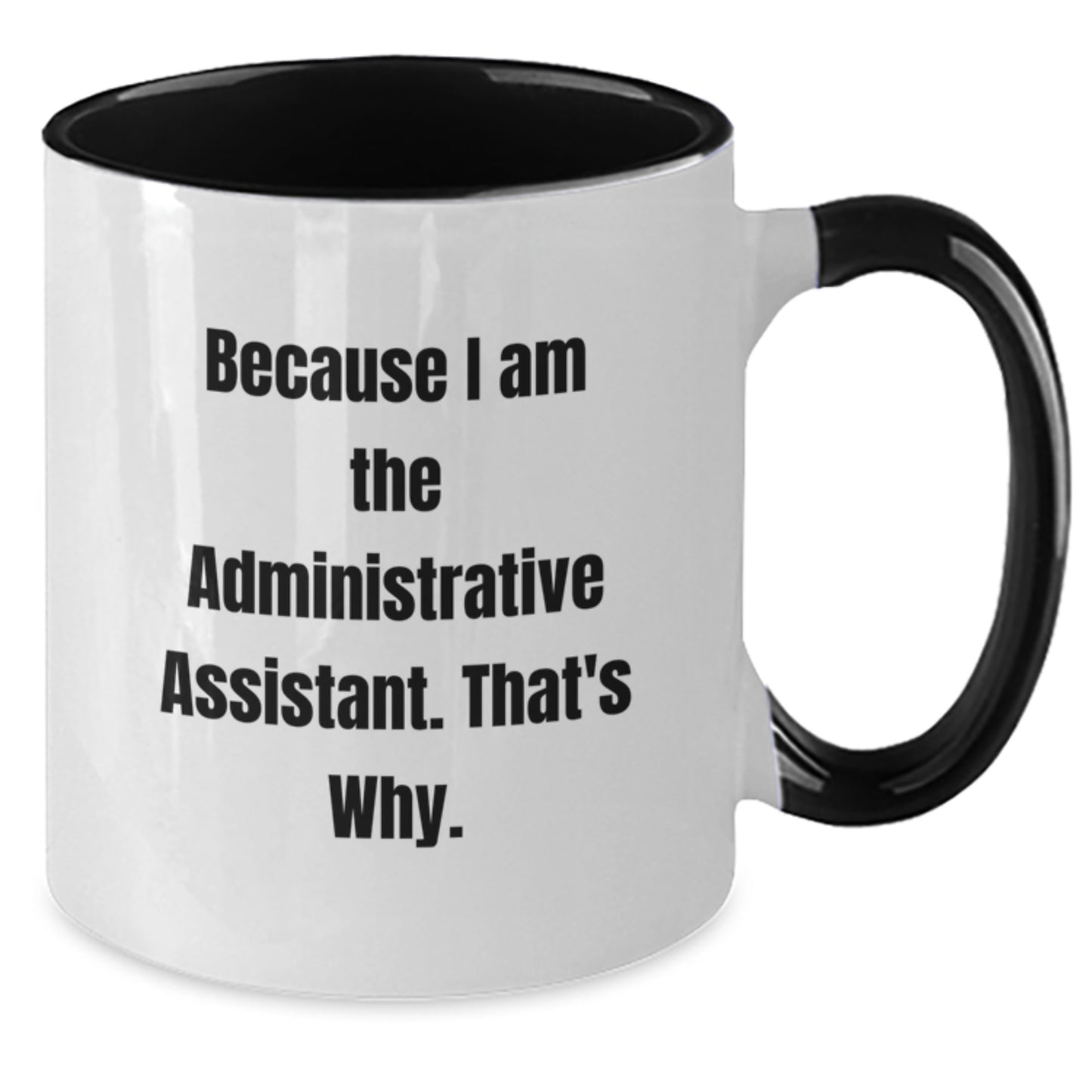 Administrative Assistant Keepsake Birthday Gift Mug for Him – Two Tone - Additional