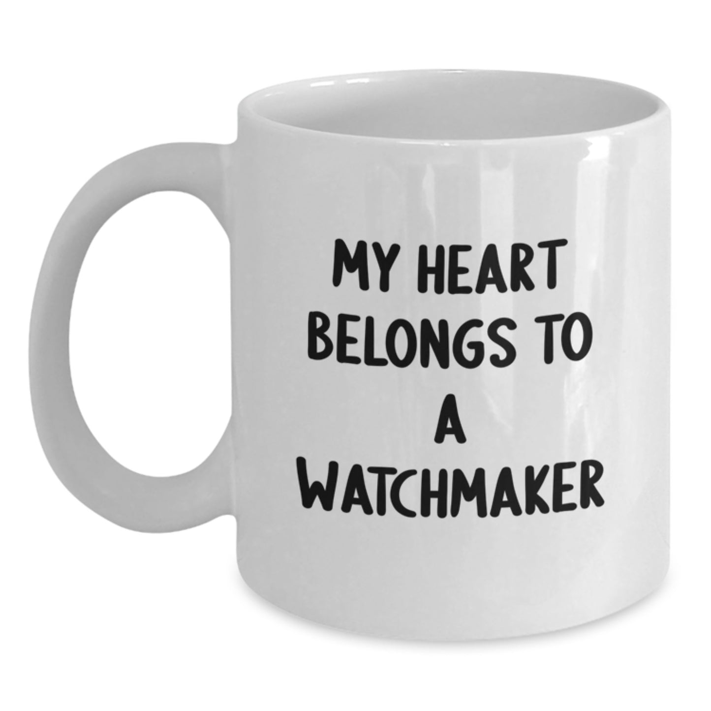 Funny Watchmaker Gifts from Friends for Watchmaker Men White Coffee Mug - Graduation Unique Gifts - Main