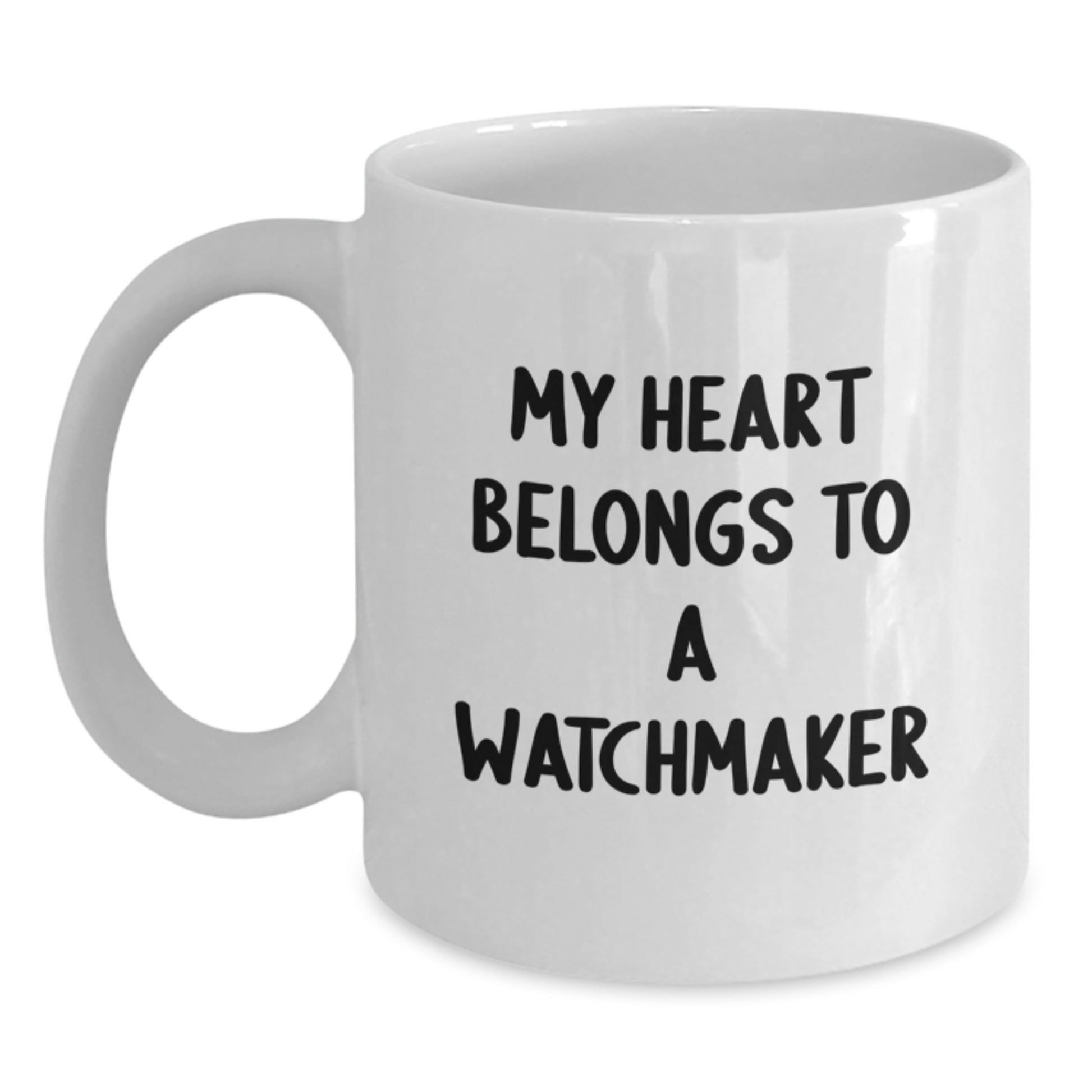 Funny Watchmaker Gifts from Friends for Watchmaker Men White Coffee Mug - Graduation Unique Gifts - Main
