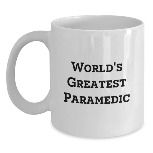 Funny Rescue Worker Gifts from Men, World's Greatest Rescue Worker Coffee Mug for Valentine's Unique Gifts - Main