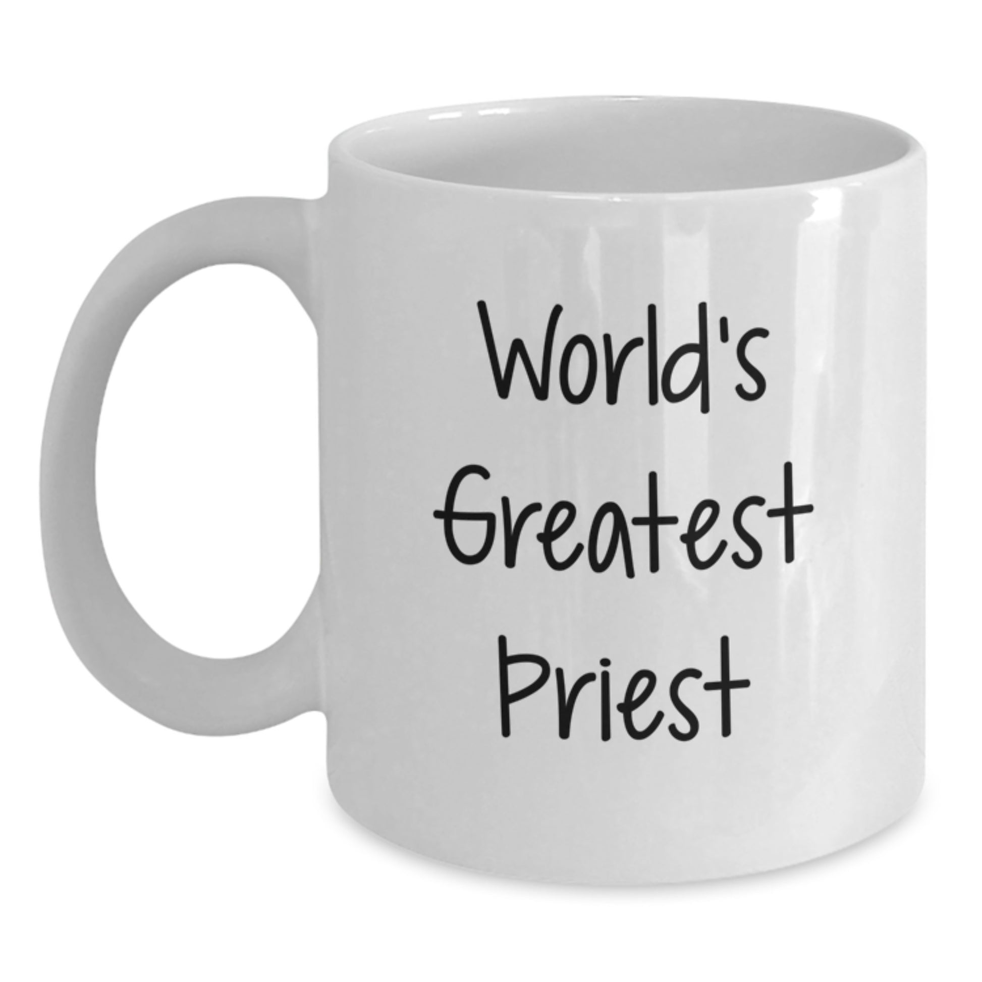 Funny World's Greatest Priest Mug Gifts from Friends for Valentine's - Main