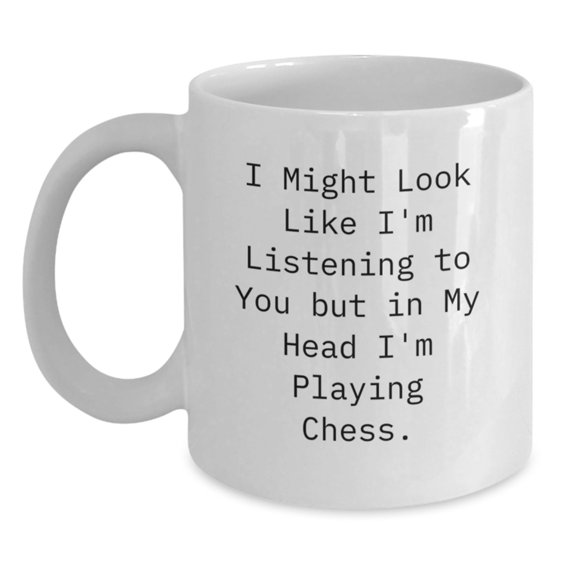 Funny Chess Inspirations White Coffee Mug Gifts from Friends for Christmas - Main