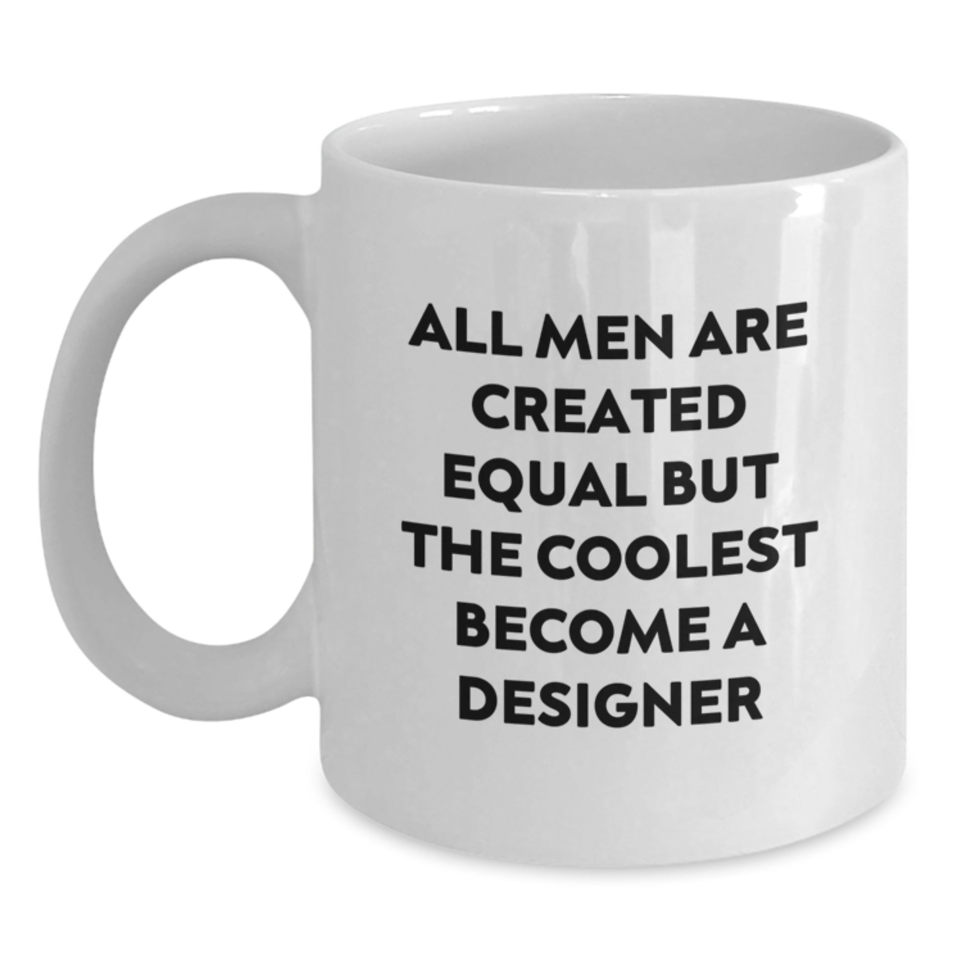 Funny Designer Gifts from Men for Friends | White Coffee Mug, Unique Christmas Ideas - Main