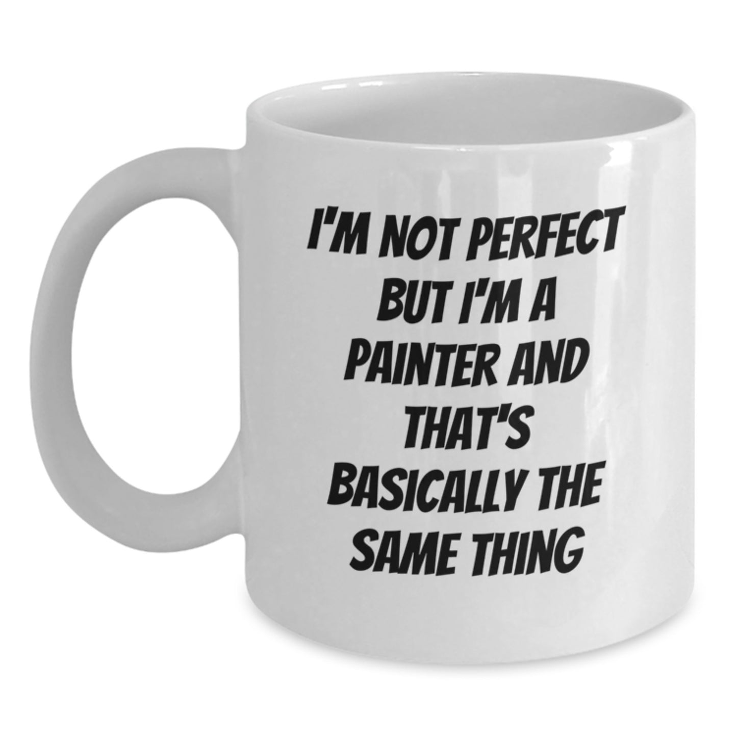 Funny Painter Gifts for Men, Unique Christmas Unique Gifts from Friends to Painter, White Coffee Mug - Main