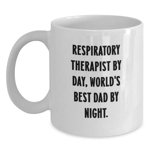 Funny Respiratory Therapist Gifts for Men from World's Best Dad By Night Lovers - Unique Christmas Unique Gifts for Respiratory Therapist by Day - Main