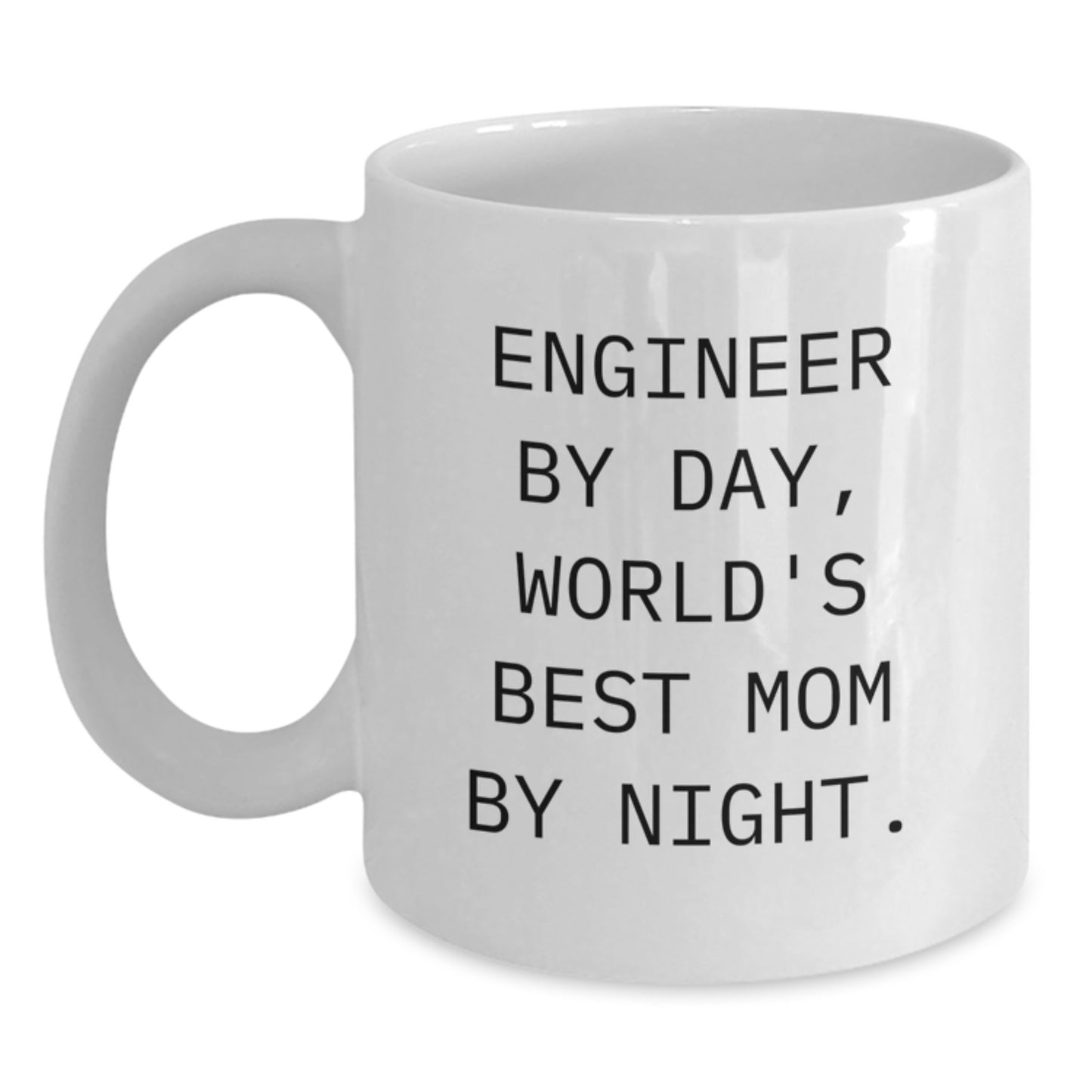  Engineer Funny Gifts from Mom for Engineer Friends at Christmas Time, World's Best Mom Engineer Mug, Unique Engineer Coffee Mug for Men, Women, Family - Main