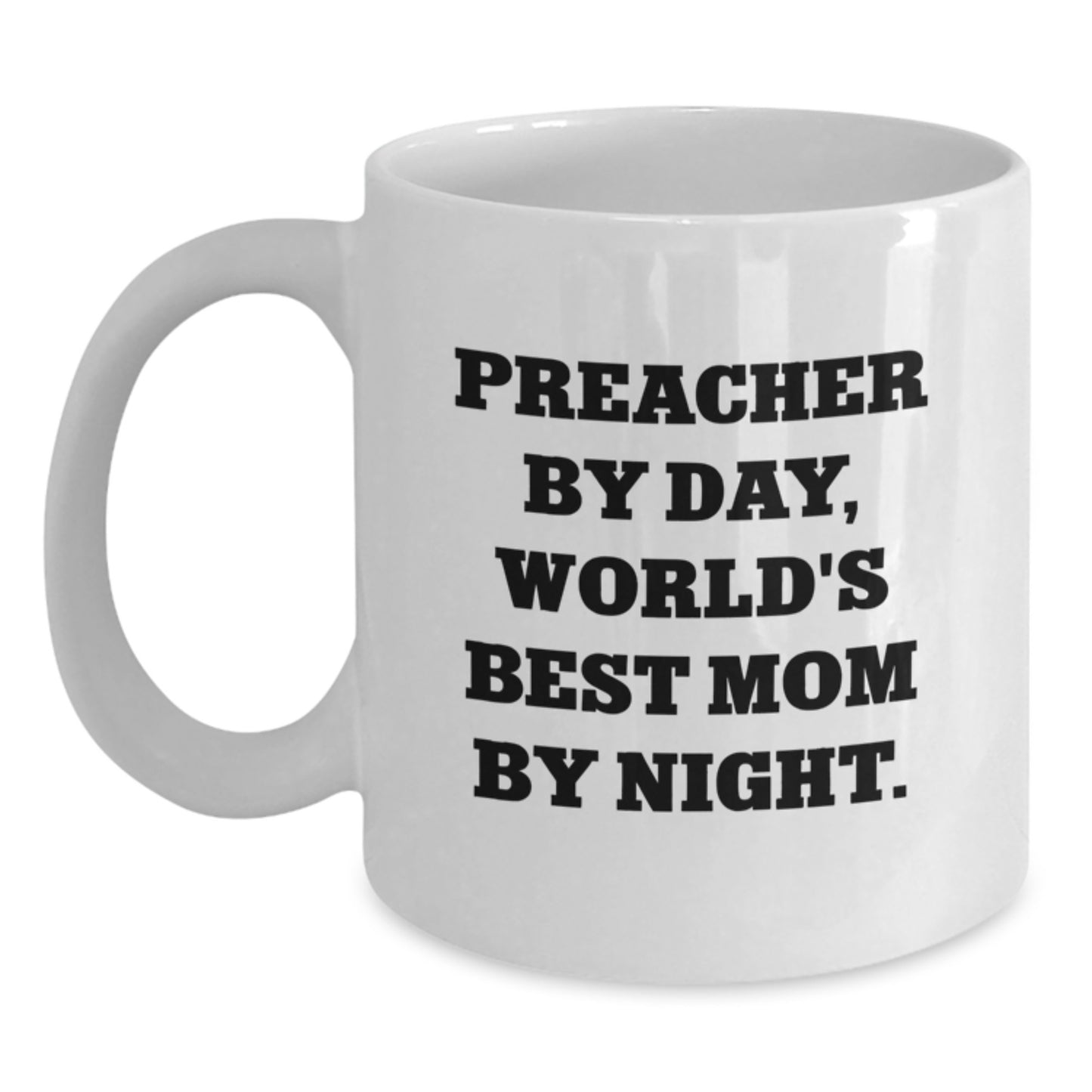 Christmas Gift for Her Preacher By Day, World's Best Mom By Night - Main