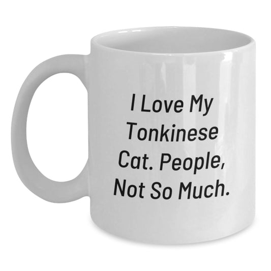 Funny Tonkinese Cat White Coffee Mugs Gifts from Friends and Family for Christmas Unique - Main