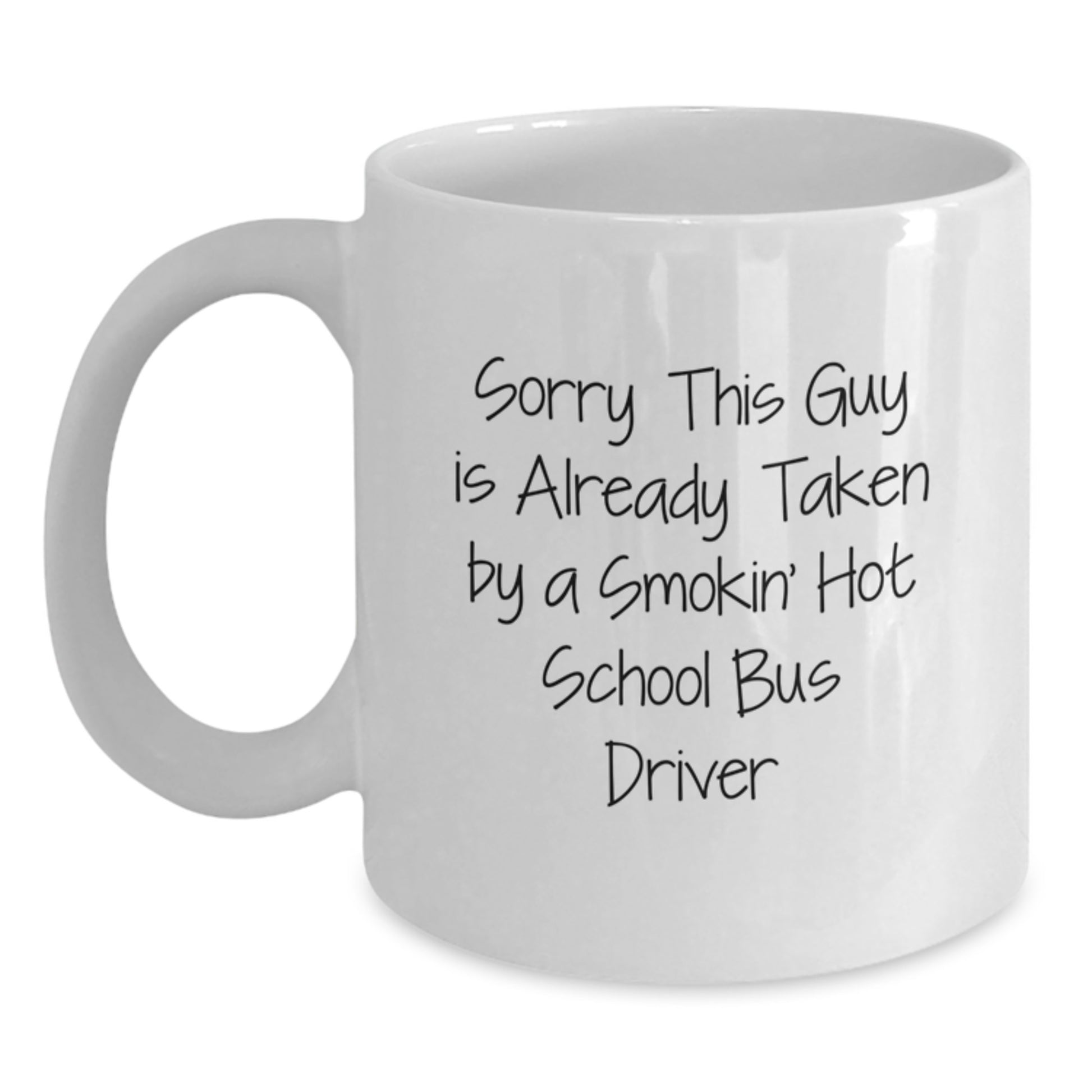 Funny School Bus Driver White Coffee Mug Gifts for Men Women Friends Coworkers Family - Birthday Unique Presents from Lover - Main