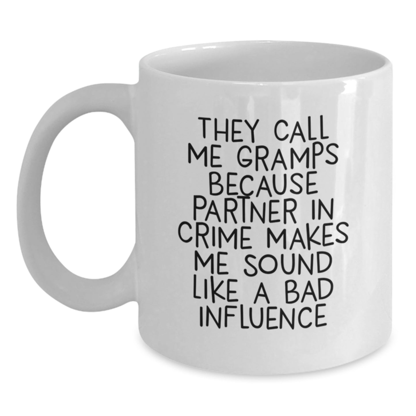 Funny Gramps Gifts for Men, Unique White Coffee Mug for Him, Christmas Unique Gifts from Family - Main