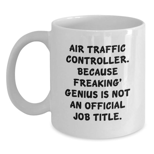Funny Air Traffic Controller White Coffee Mugs Gifts for Men Friends Christmas Unique - Main