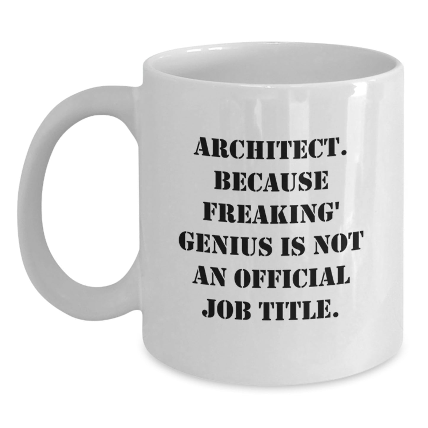Funny Architect Mugs Gifts from Family Friends Women Men for Architect Christmas Unique Presents - Main