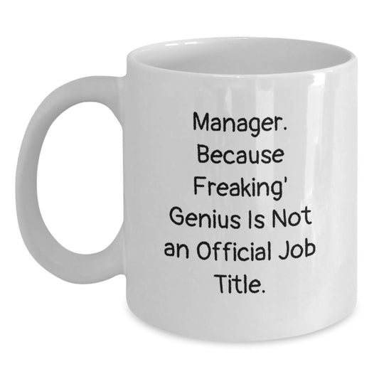 Funny Office Manager Gifts, Manager Coffee Mug, Gifts from Family to Manager, Unique Gifts for Mother's Day - Main