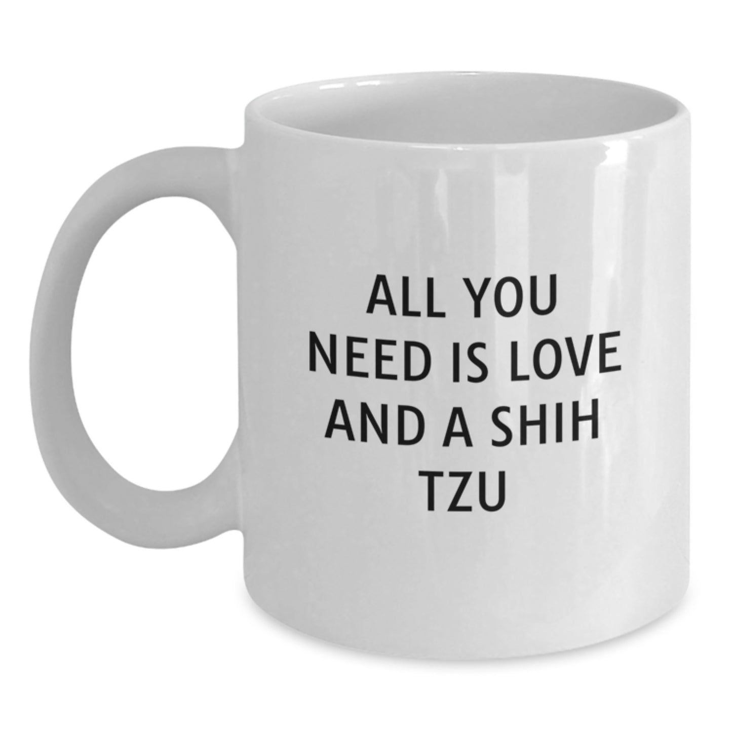 Funny Shih Tzu Dog White Coffee Mug Gifts from Friends for Christmas Unique Presents - Main