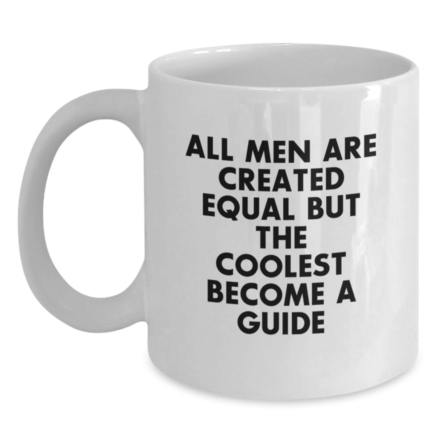Funny Inspirational Guide Gifts from Men for Women White Coffee Mug Christmas Unique Gift - Main