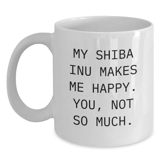 Funny Shiba Inu Dog Lover Gifts from Men to Friends for Birthday Unique Mug - Main