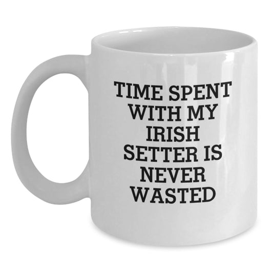 Funny Irish Setter Dog Lover Gifts from Men to Family for Birthday Unique Irish Setter Coffee Mugs - Main