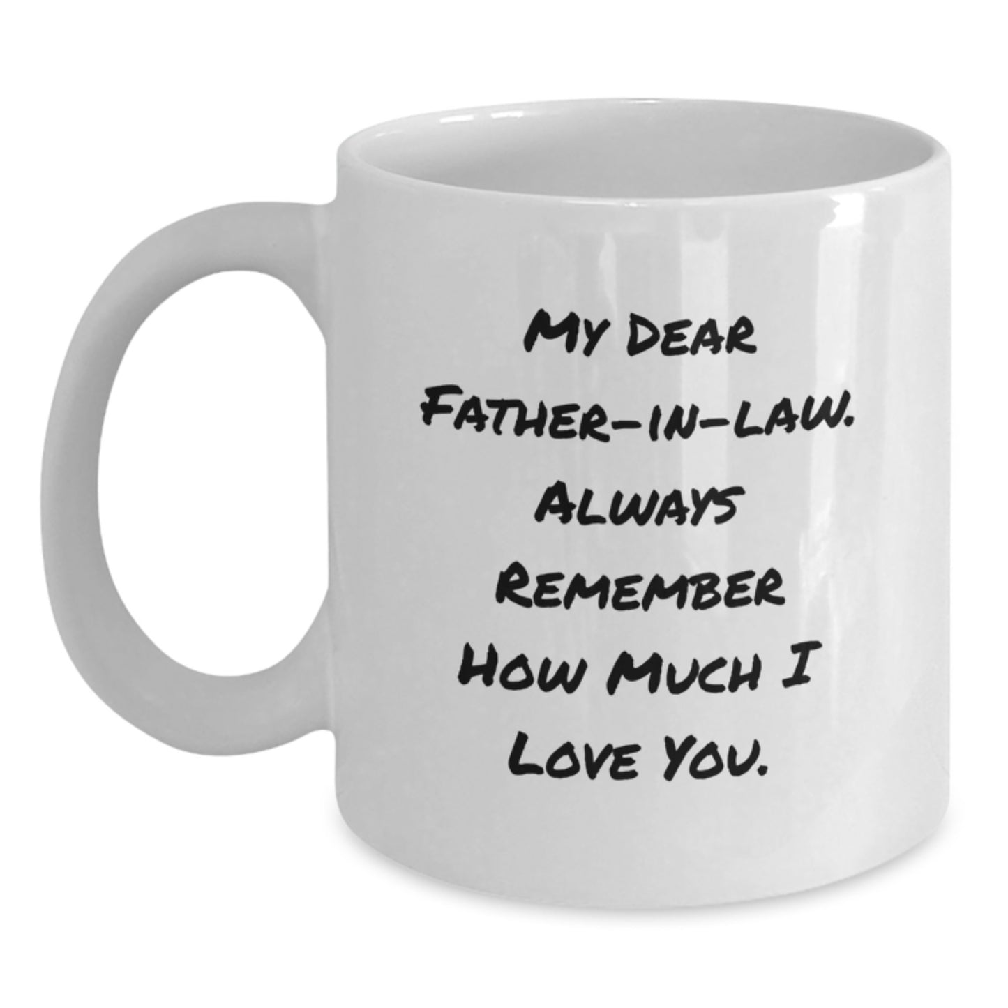 Funny Dad in Law Quote White Coffee Mug Gifts from Family for Father's Day Unique - Main