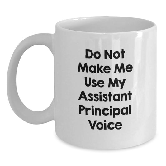 Funny Assistant Principal White Coffee Mugs Gifts for Men Women Coworkers Friends - Gift from Family - Christmas Unique Gifts - Main