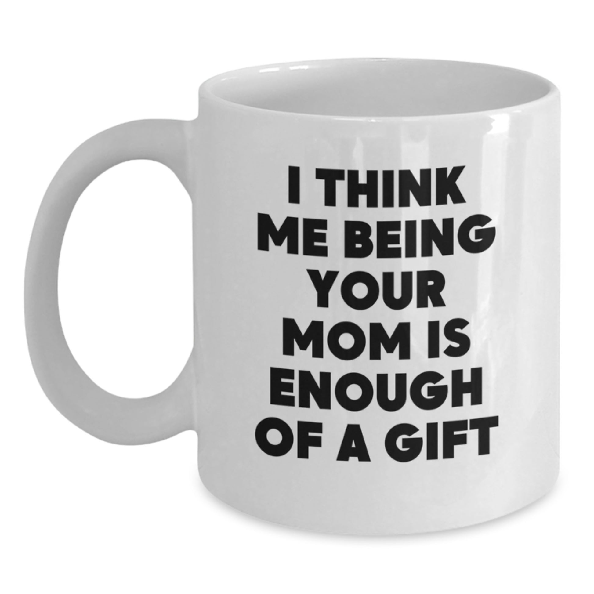 Cute Mom Gifts for Christmas, Funny White Coffee Mug, Gifts from Family to Mom - Main