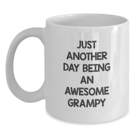 Unique Funny Gifts for Grampy from Men, White Coffee Mug 11oz or 15oz Capacity, Perfect for Mother's Day Unique Gifts - Main