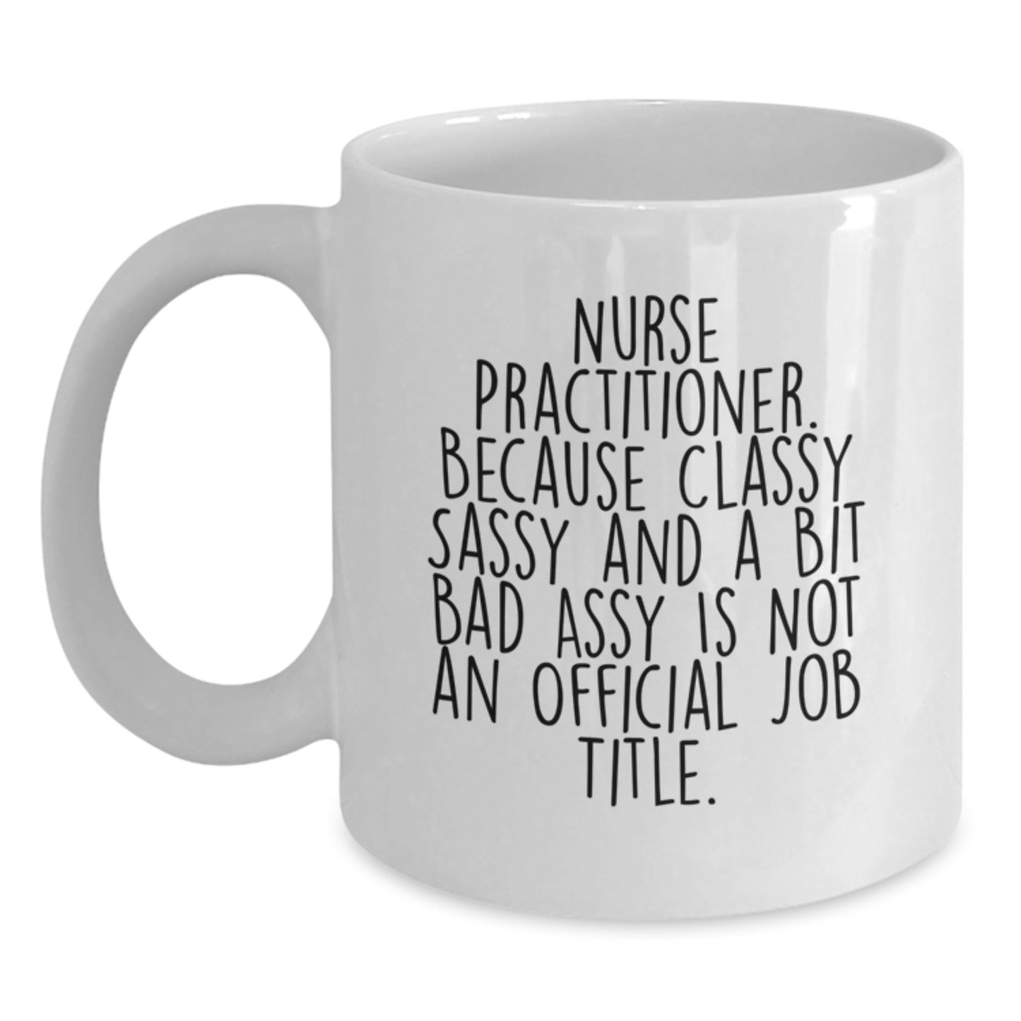 Nurse Practitioner Keepsake White Coffee Mug for Him Graduation Gift - Main