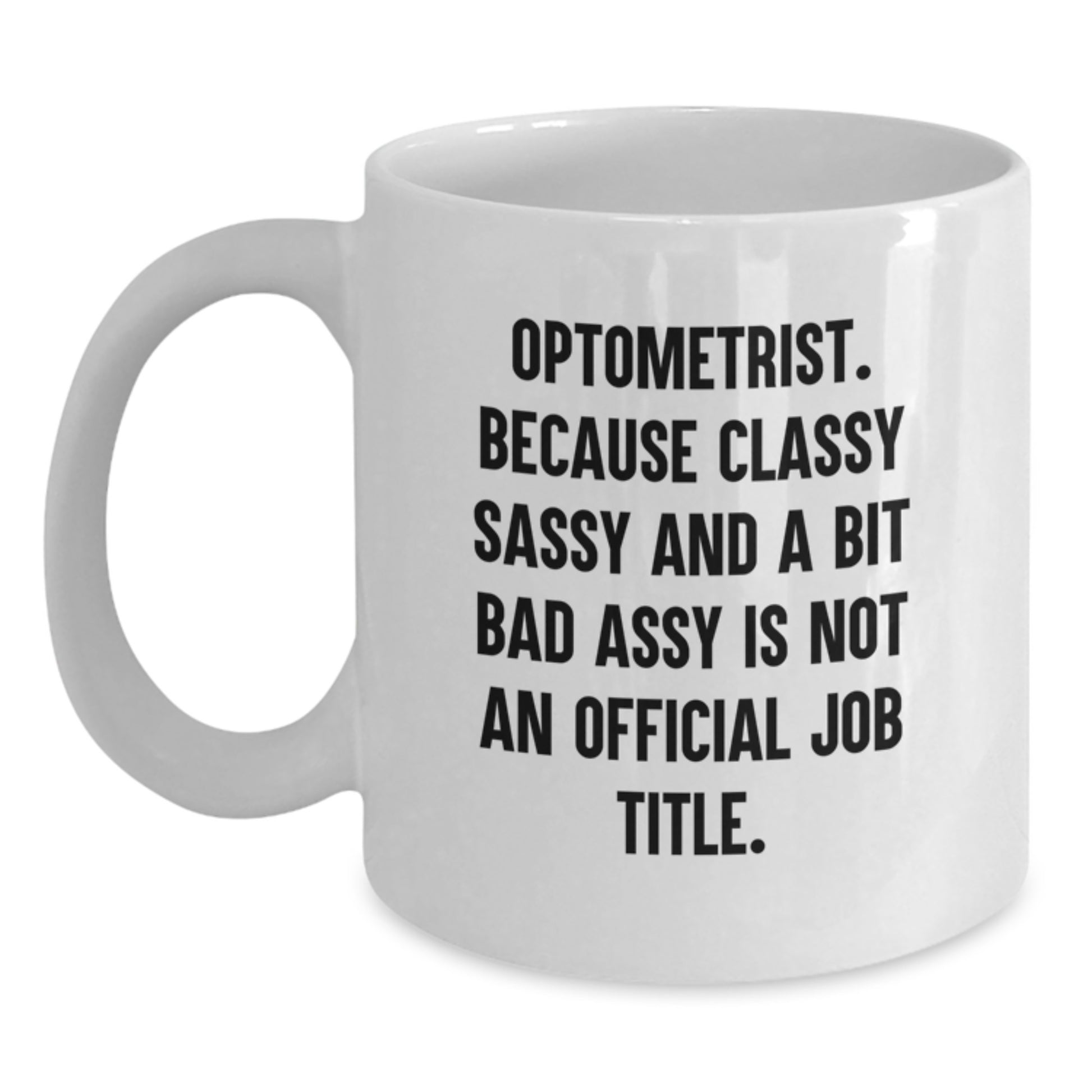 Optometrist Keepsake Ceramic White Coffee Mug for Him Birthday Gift - Main