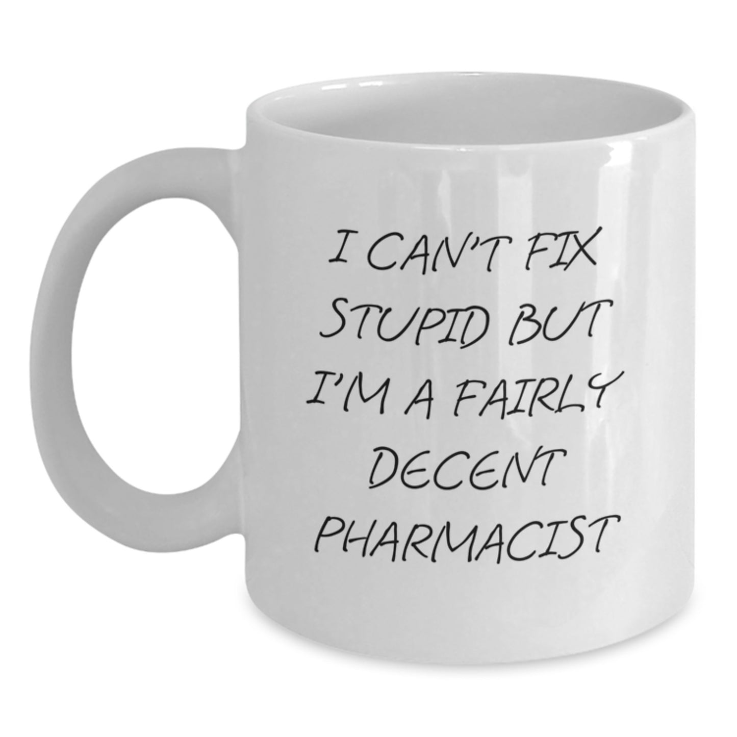 Funny Pharmacist White Coffee Mugs Gifts from Men to Women for Pharmacist Friends Family Coworkers - Main