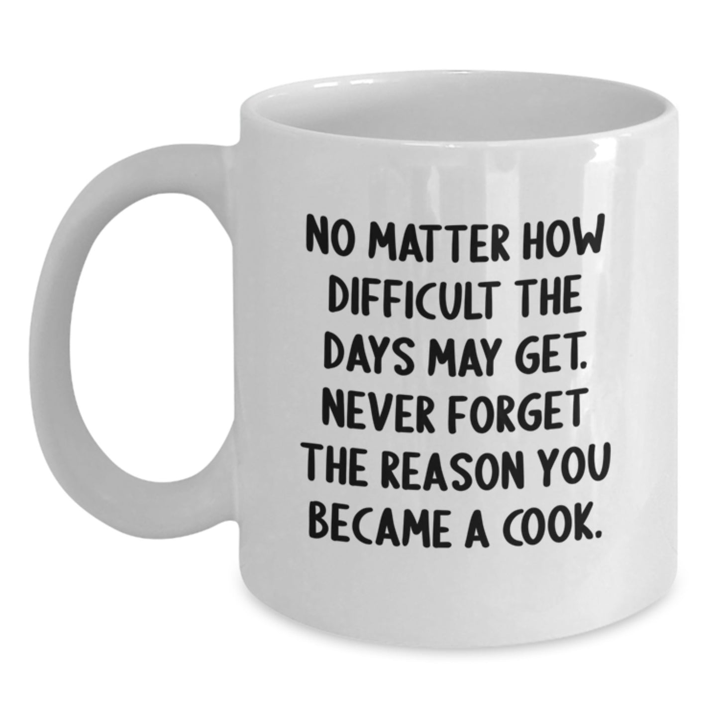 Funny Cook Gifts for Men - Inspirational White Coffee Mug for Graduation Unique Gifts from Friends - Main