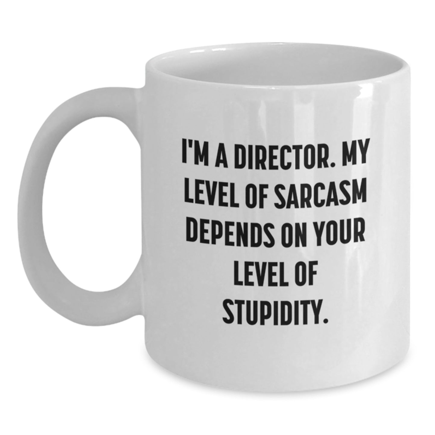 Funny Director Coffee Mug Gifts from Friends for Graduation Unique White Ceramic - Main