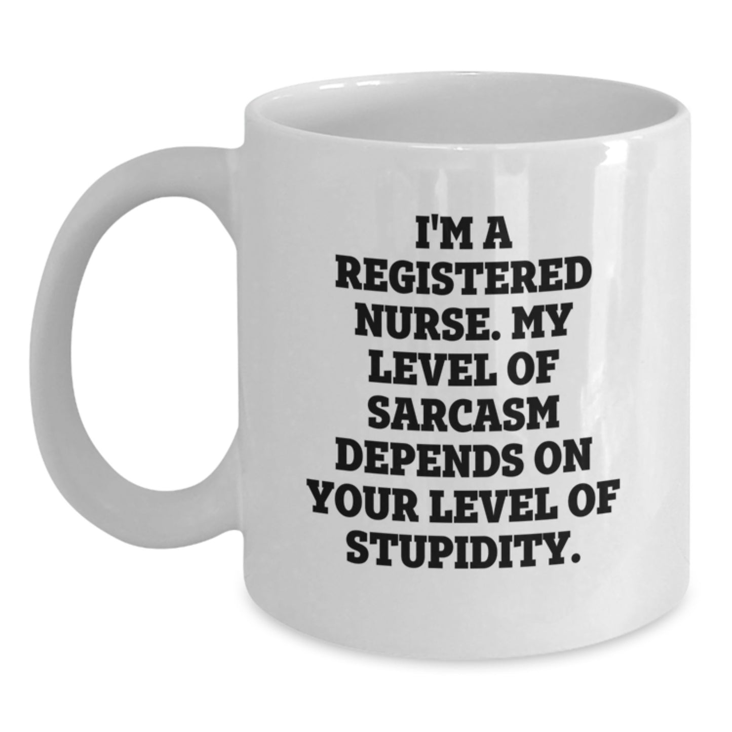 Registered Nurse Keepsake White Coffee Mug for Him Birthday Gift - Main