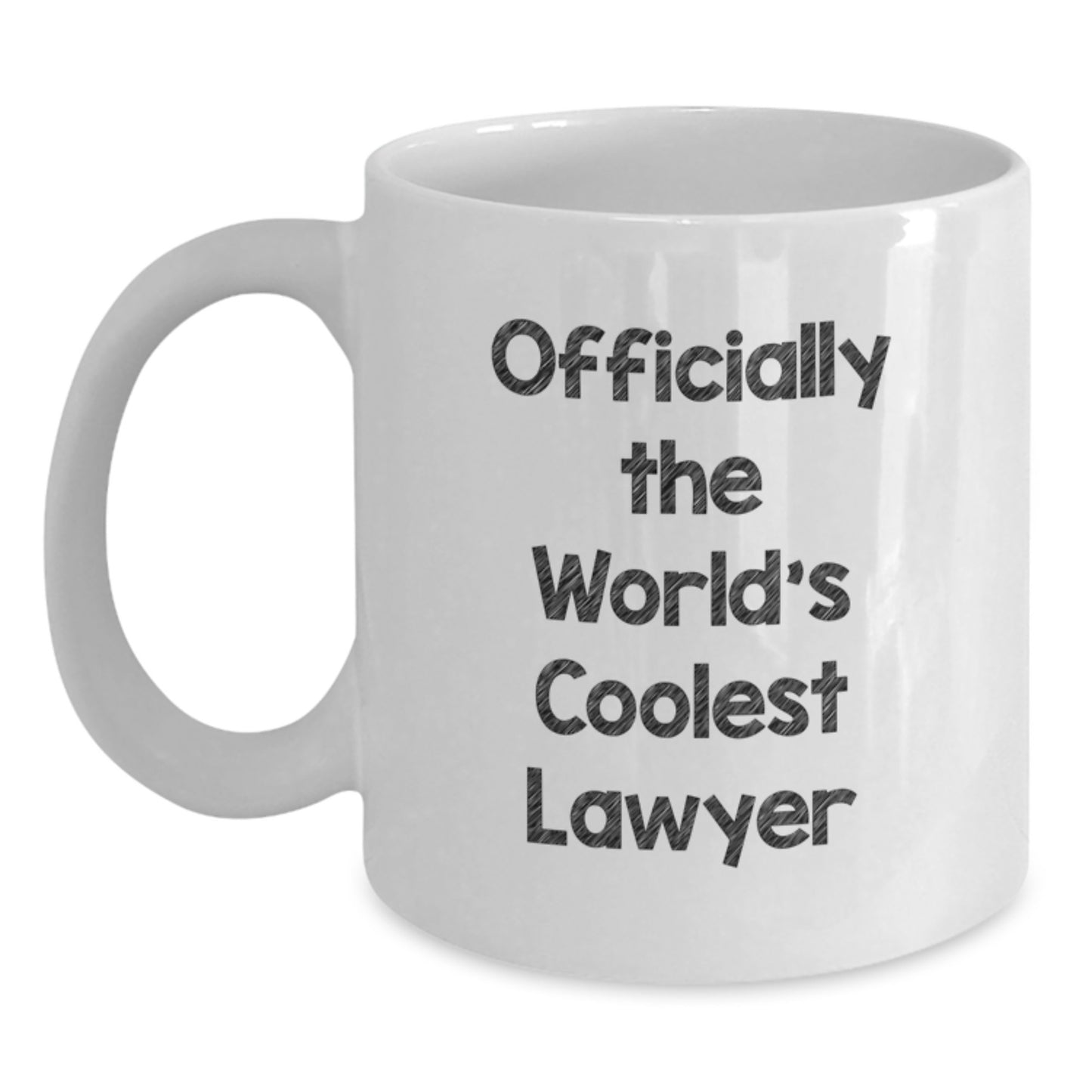 For Him Keepsake Birthday Gift Officially The World's Coolest Lawyer Mug - Main