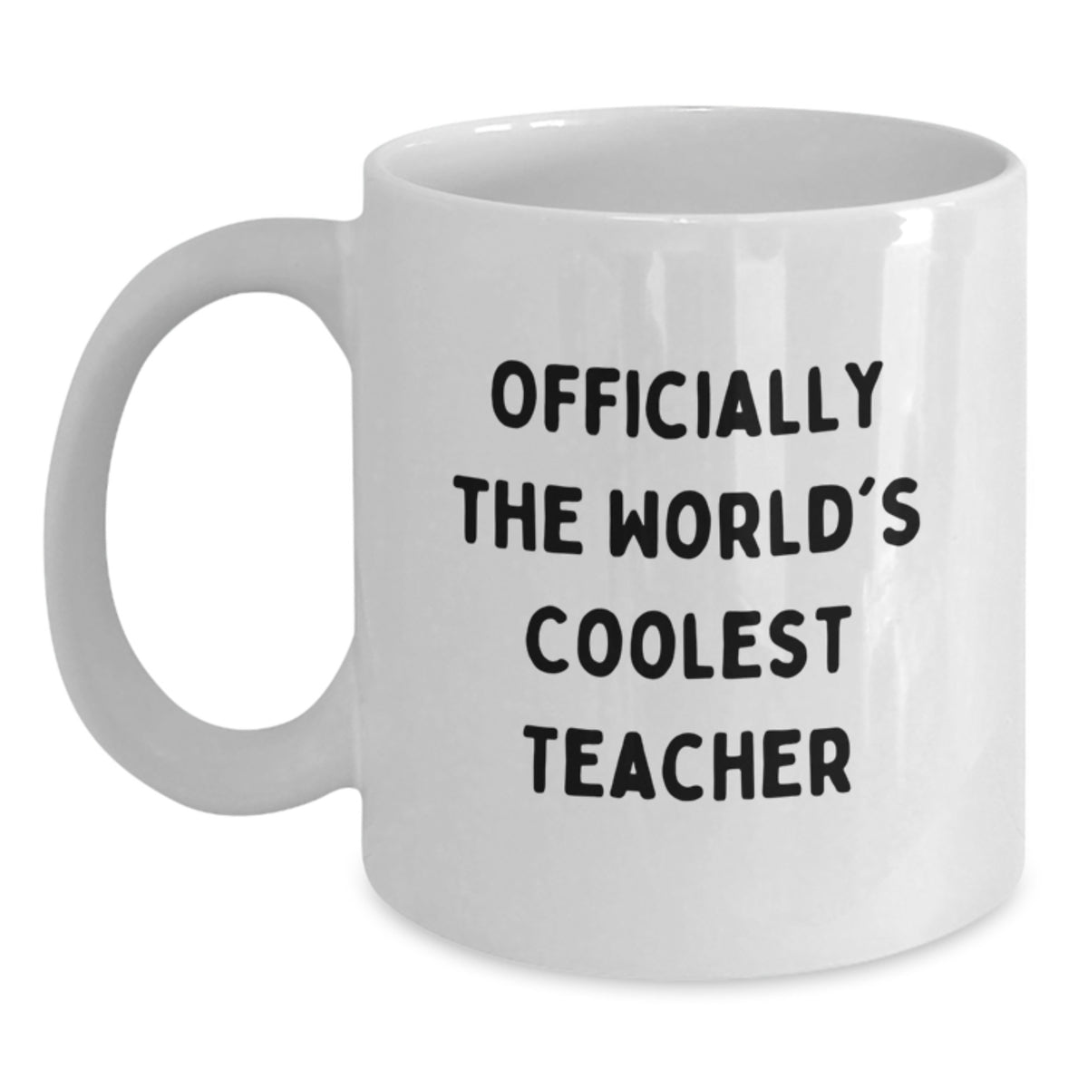 Teacher Gift for Him Officially The World's Coolest Teacher Keepsake Mug - Main
