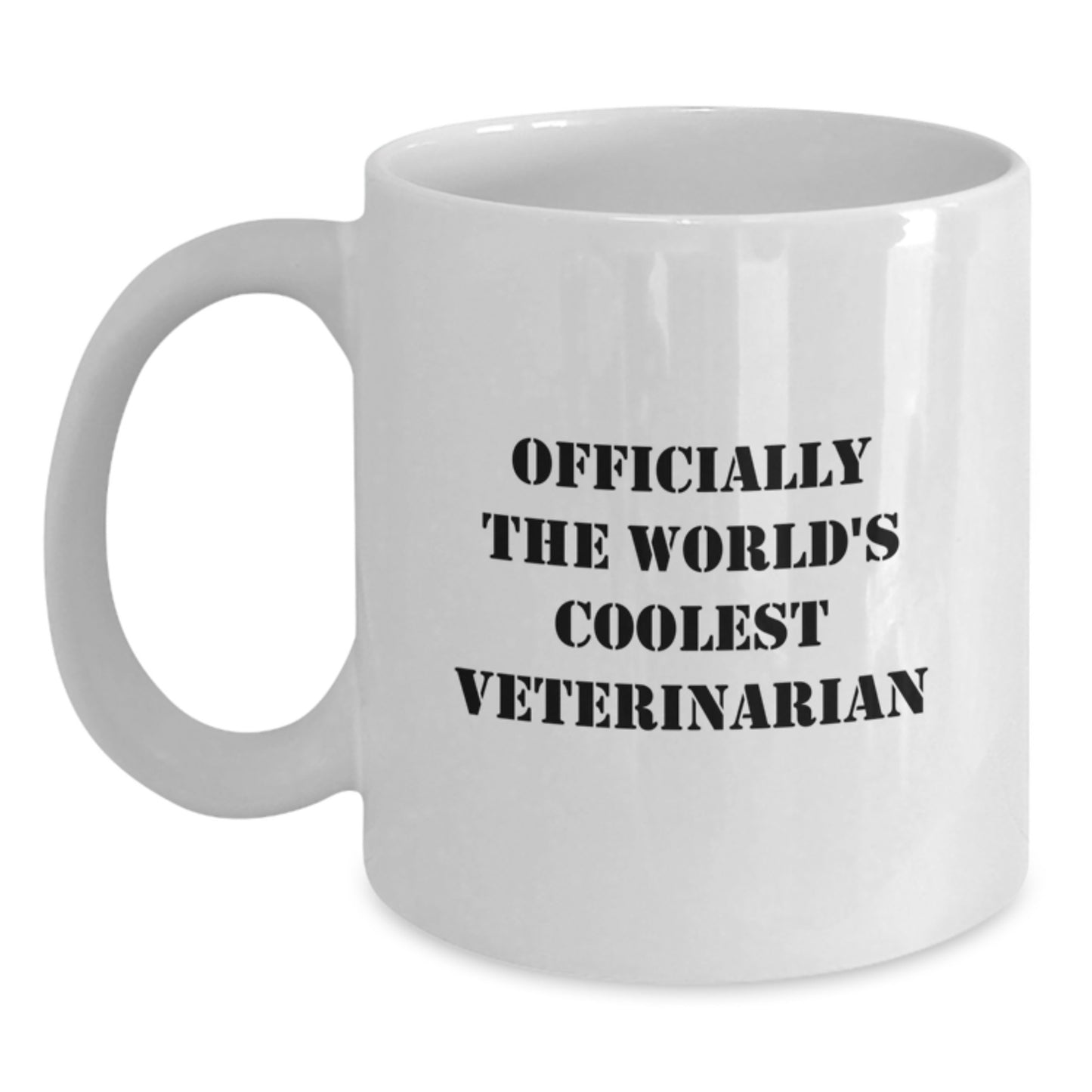 Funny Veterinarian Gifts from Friends Unique White Coffee Mug for Graduation - Main