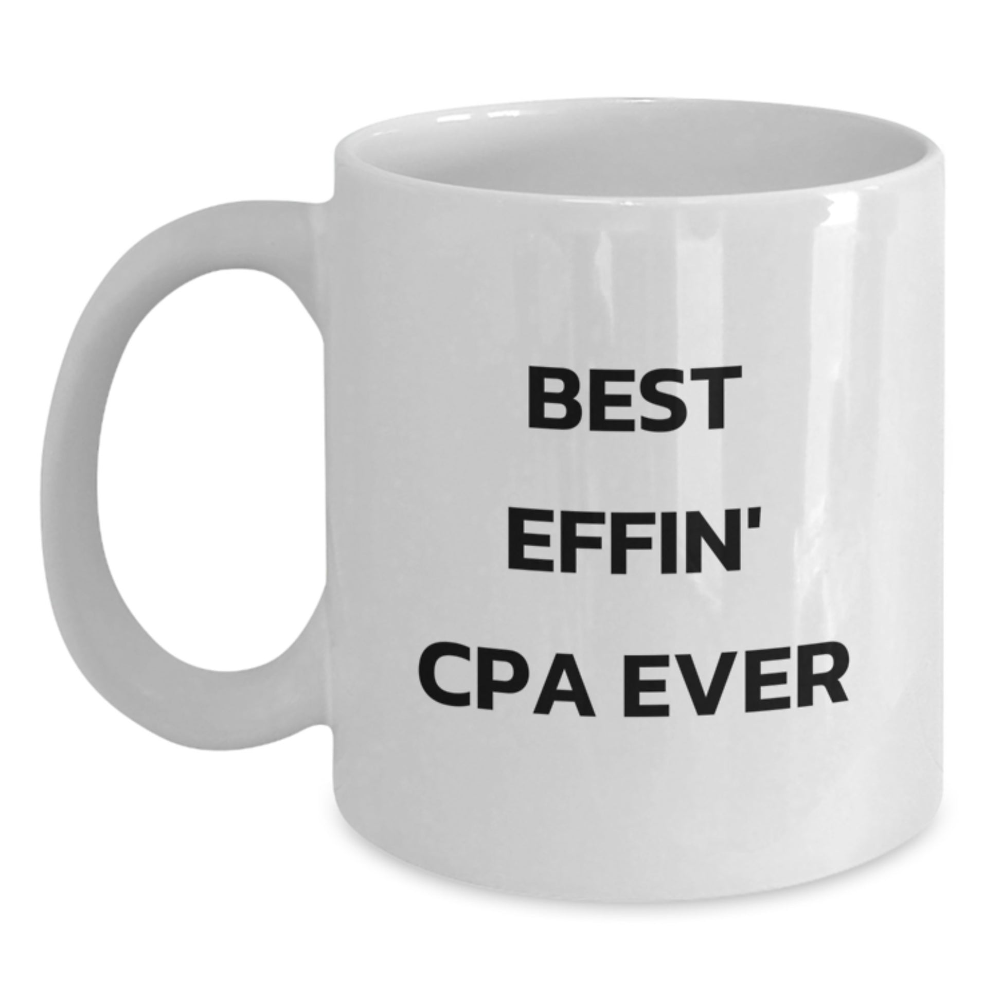 Cpa Keepsake White Coffee Mug for Him Graduation Gift Celebration - Main