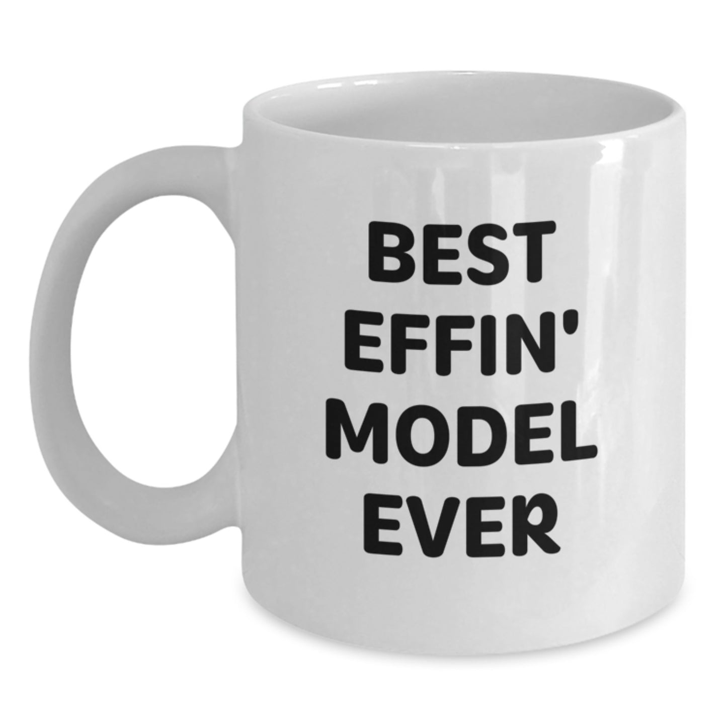 Funny Quote Gifts from Friends and Family for Model Graduation Unique White Coffee Mug - Main