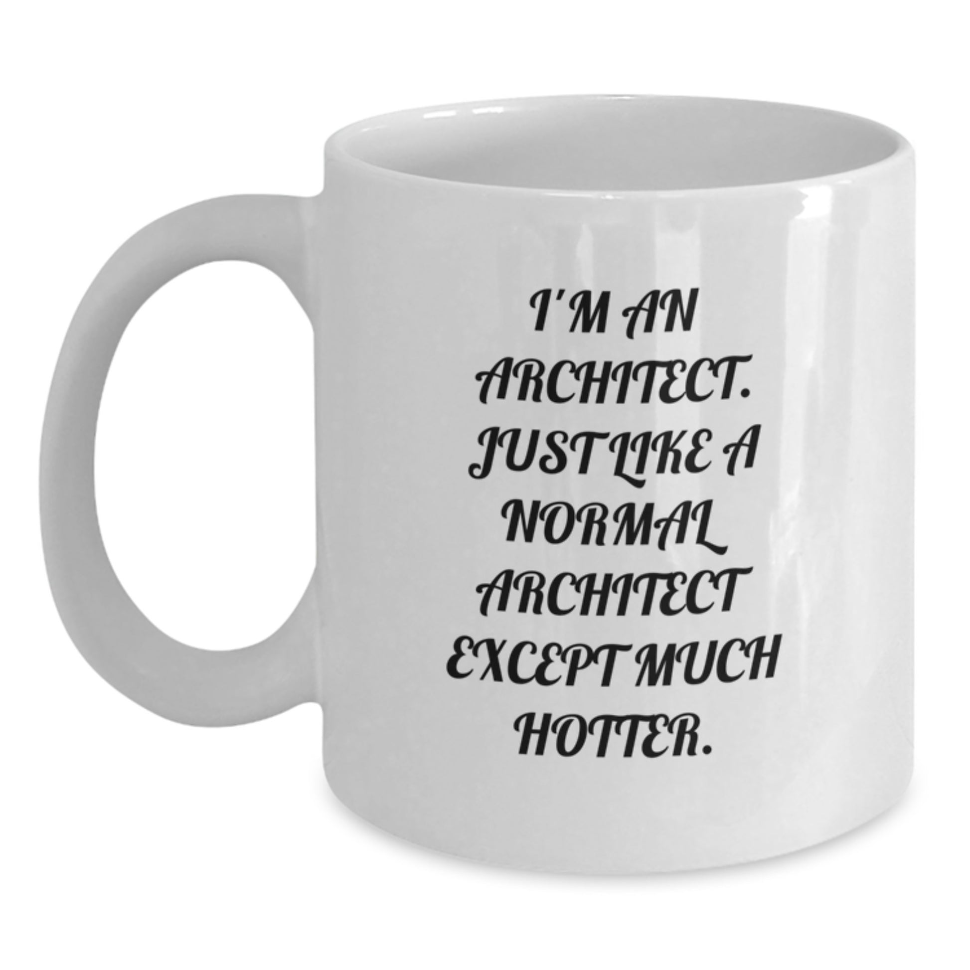 Funny Architect White Coffee Mug Gifts from Friends for Birthday Unique - Main