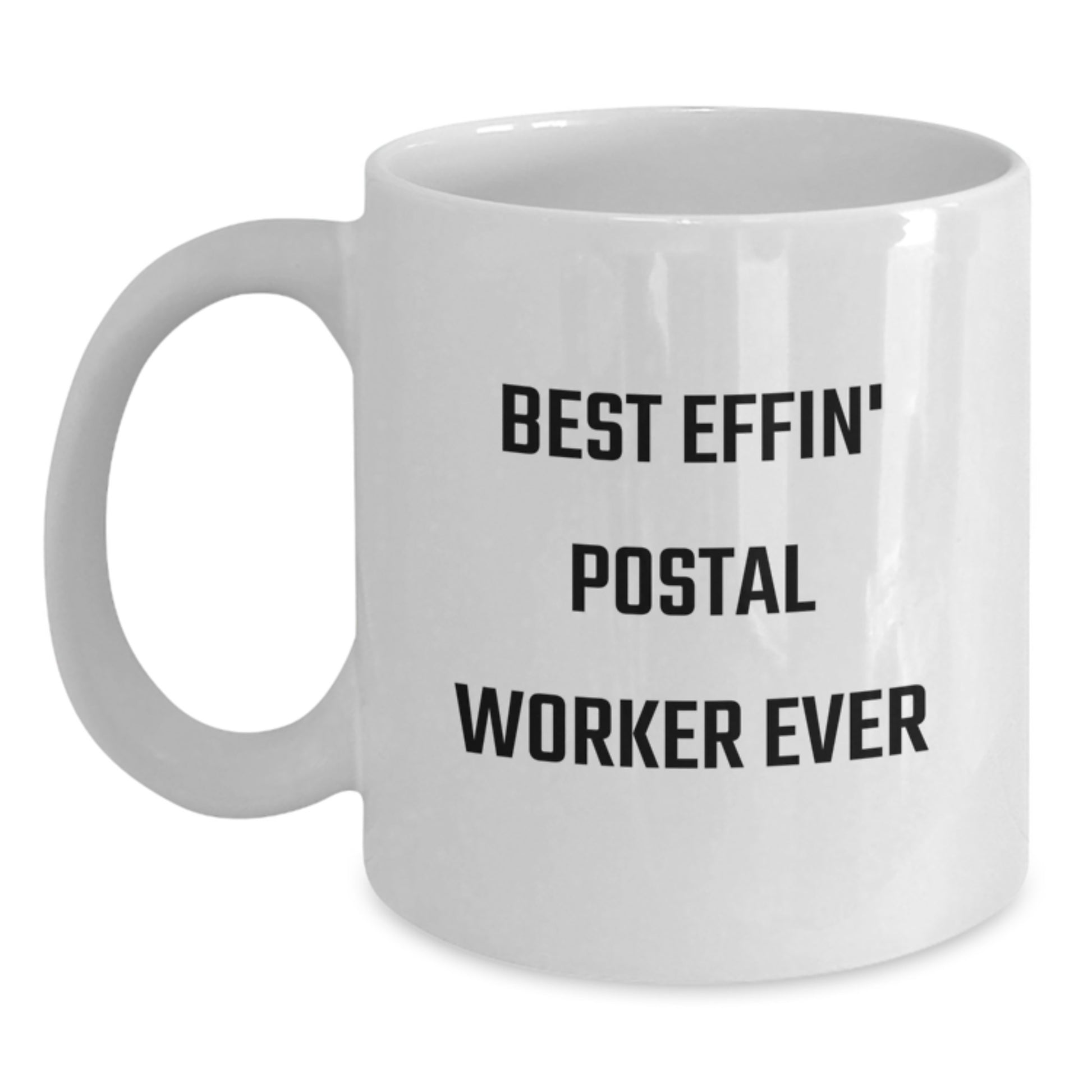 Postal Worker Keepsake White Coffee Mug Birthday Gift for Him - Main