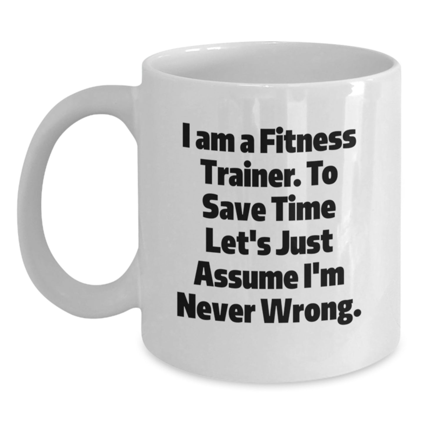 Funny Fitness Trainer Mugs Gifts from Friends to Fitness Trainers on Birthday - Main