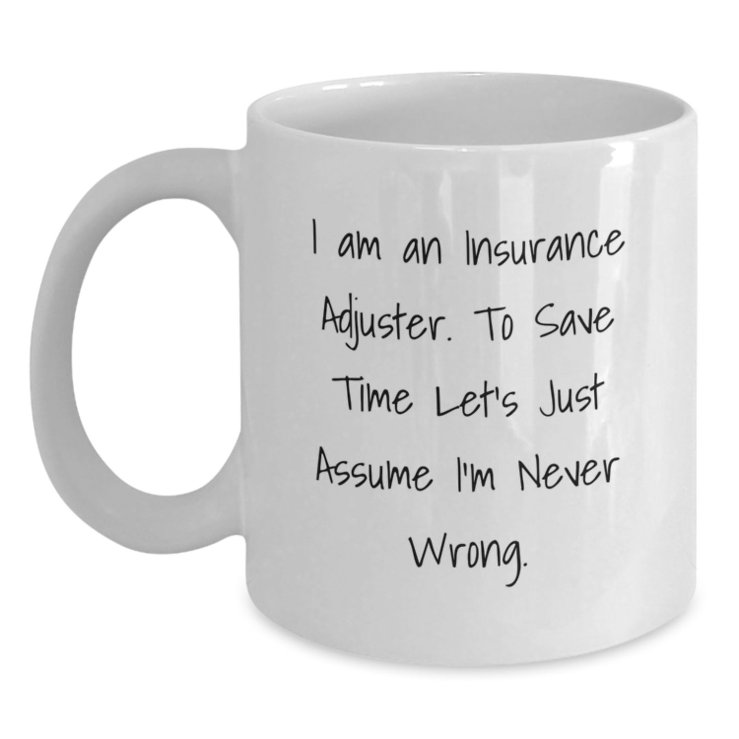 Premium Insurance Adjuster Keepsake Ceramic Mug for Him Birthday Gift - Main