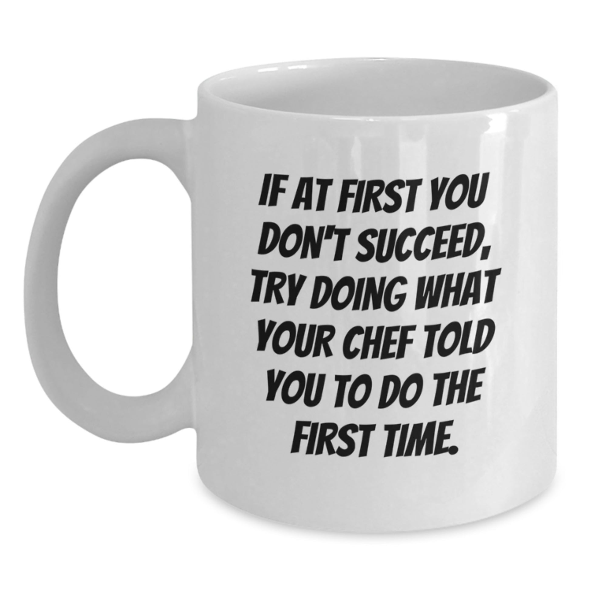 Chef Keepsake Premium White Coffee Mug Birthday Gift for Him - Main