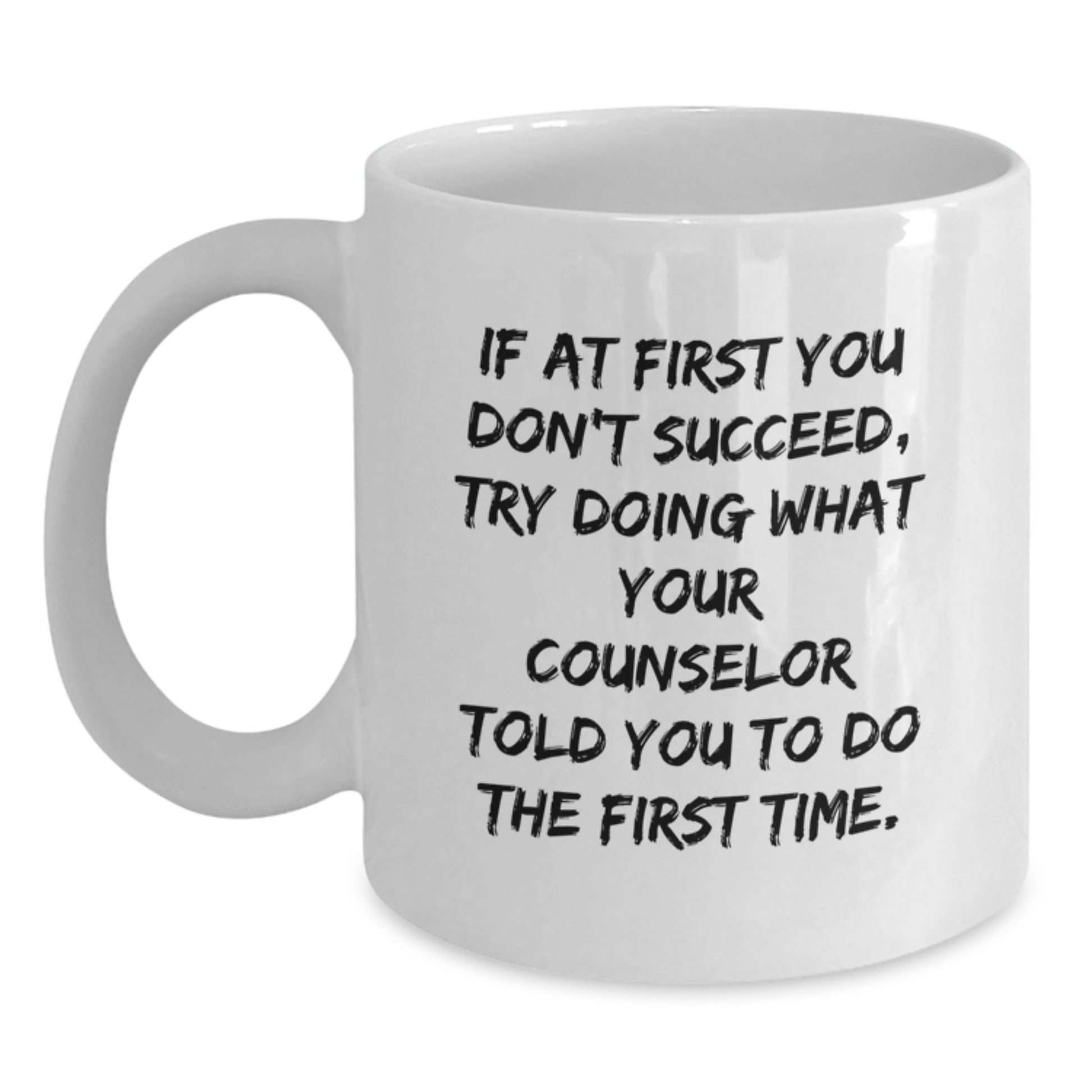 Counselor Keepsake Ceramic White Coffee Mug for Him Birthday Gift - Main