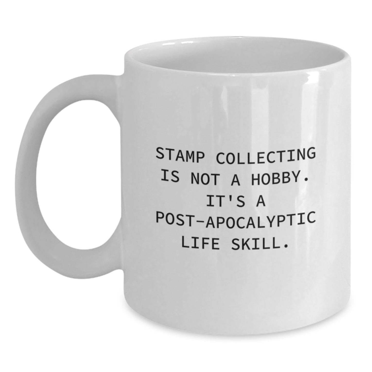 Stamp Collecting Keepsake Mug for Him Birthday Gift Ceramic 11oz - Main