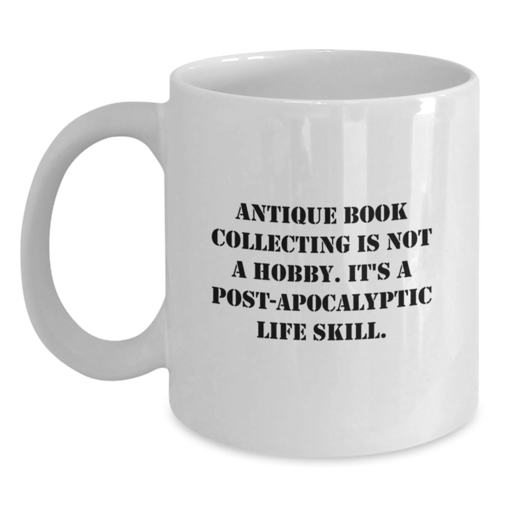Antique Book Collecting Keepsake Mug for Him Birthday Gift - Main