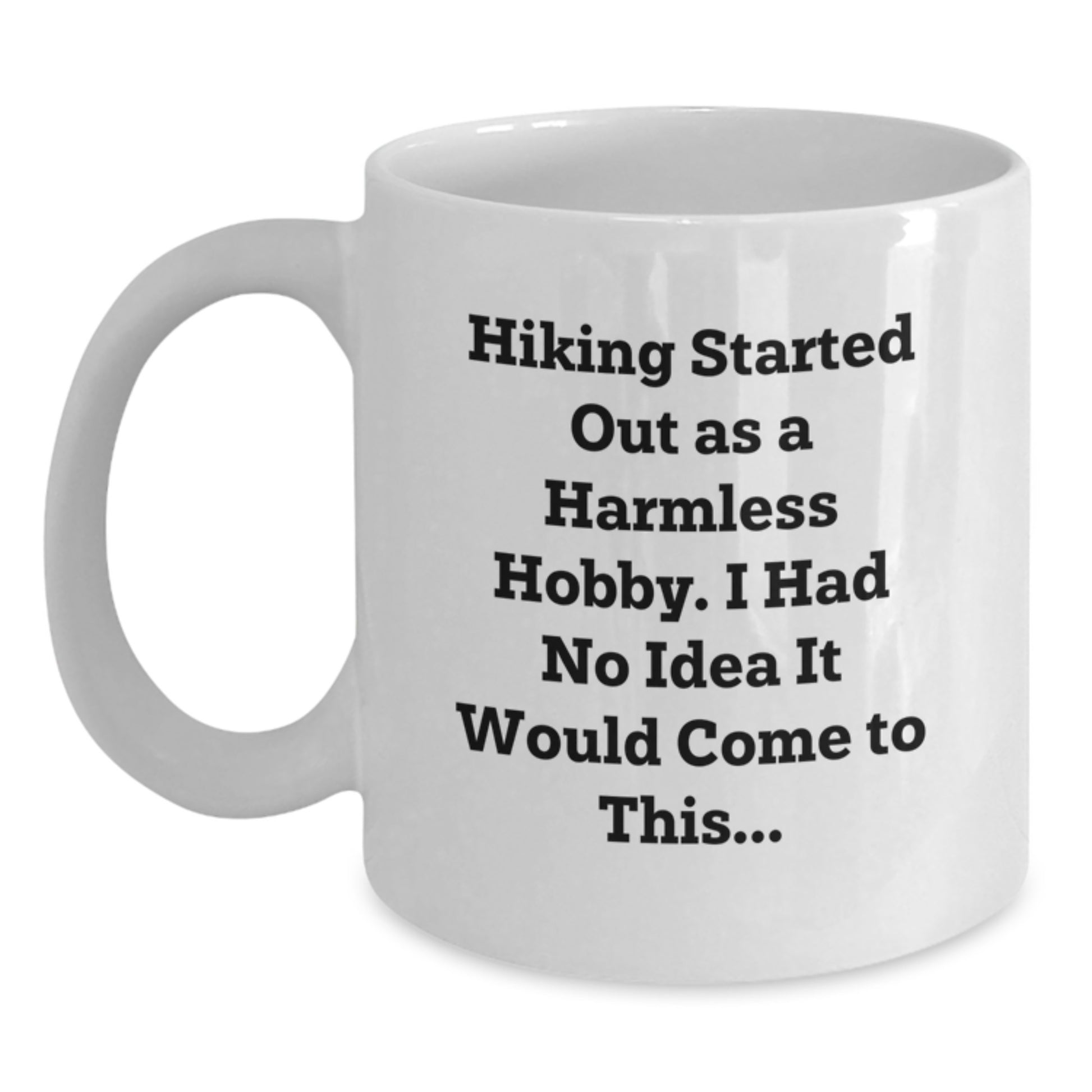 Hiking Keepsake White Ceramic Coffee Mug for Him Birthday Gift - Main