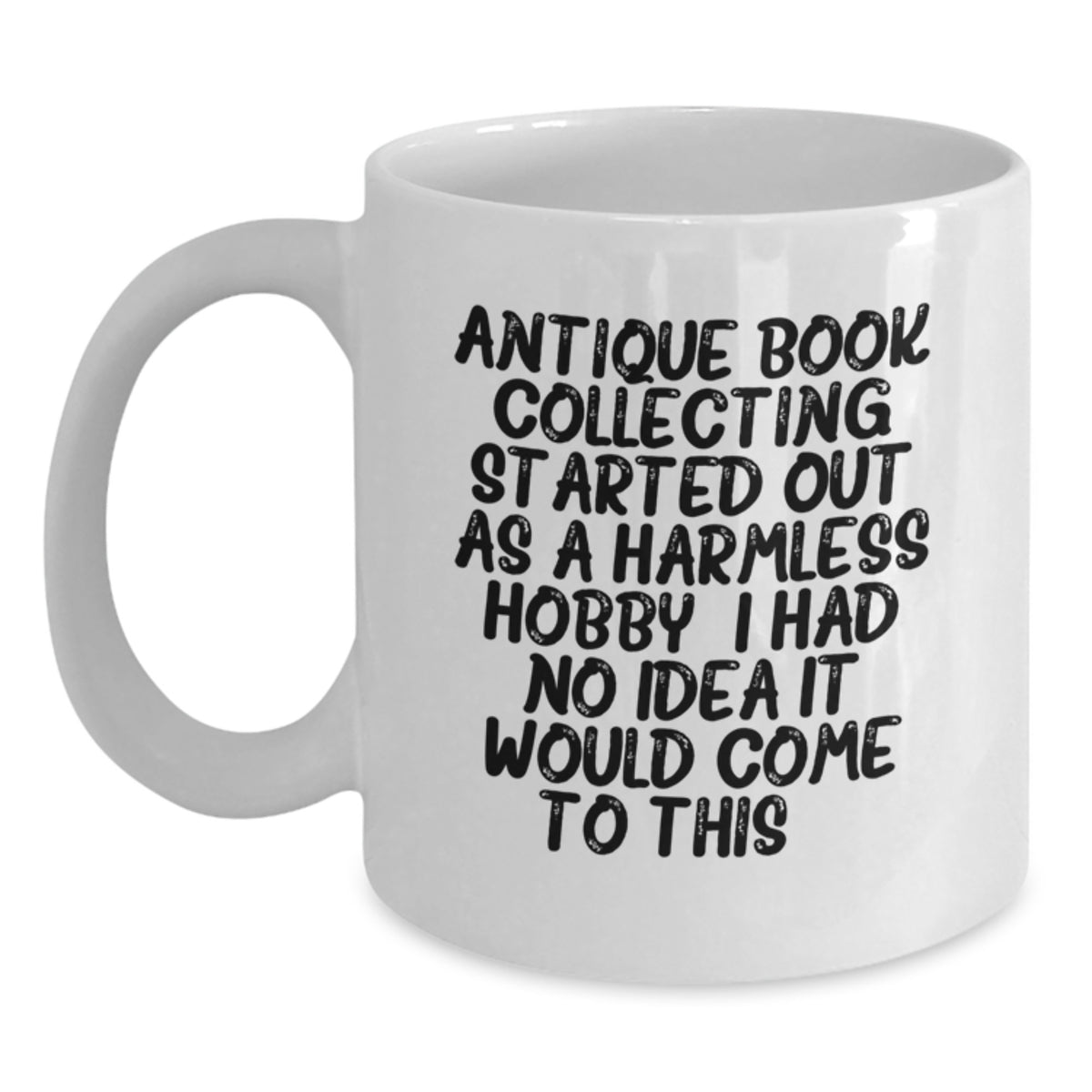 Antique Book Collecting Mug Essential for Neighbors Birthday Gift - Main