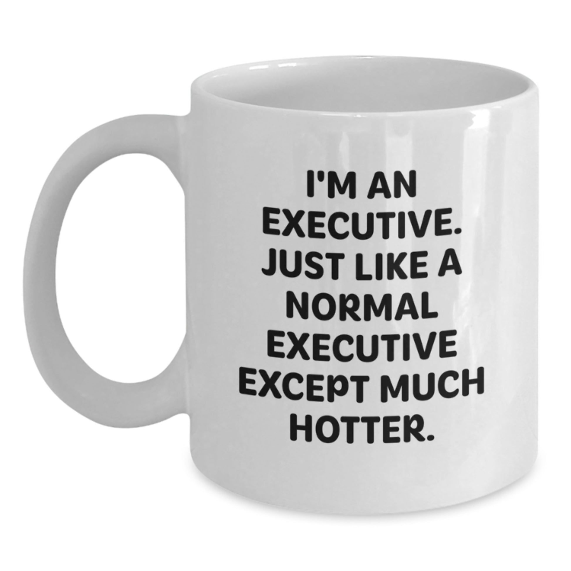 Funny Executive White Coffee Mug Gifts for Executive Men and Women Friends and Coworkers Christmas Unique Office Presents - Main