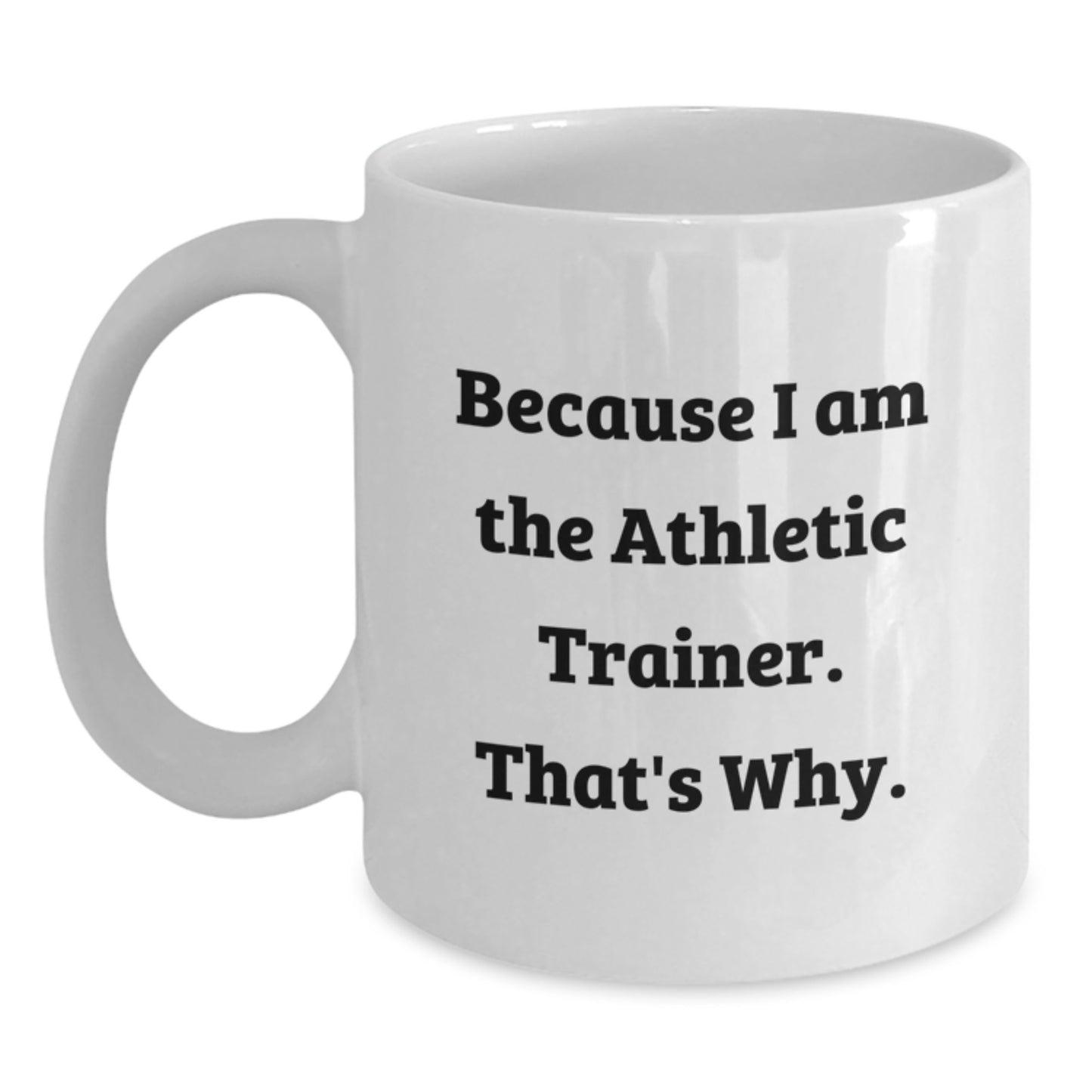 Athletic Trainer Keepsake White Coffee Mug for Him Birthday Gift - Main