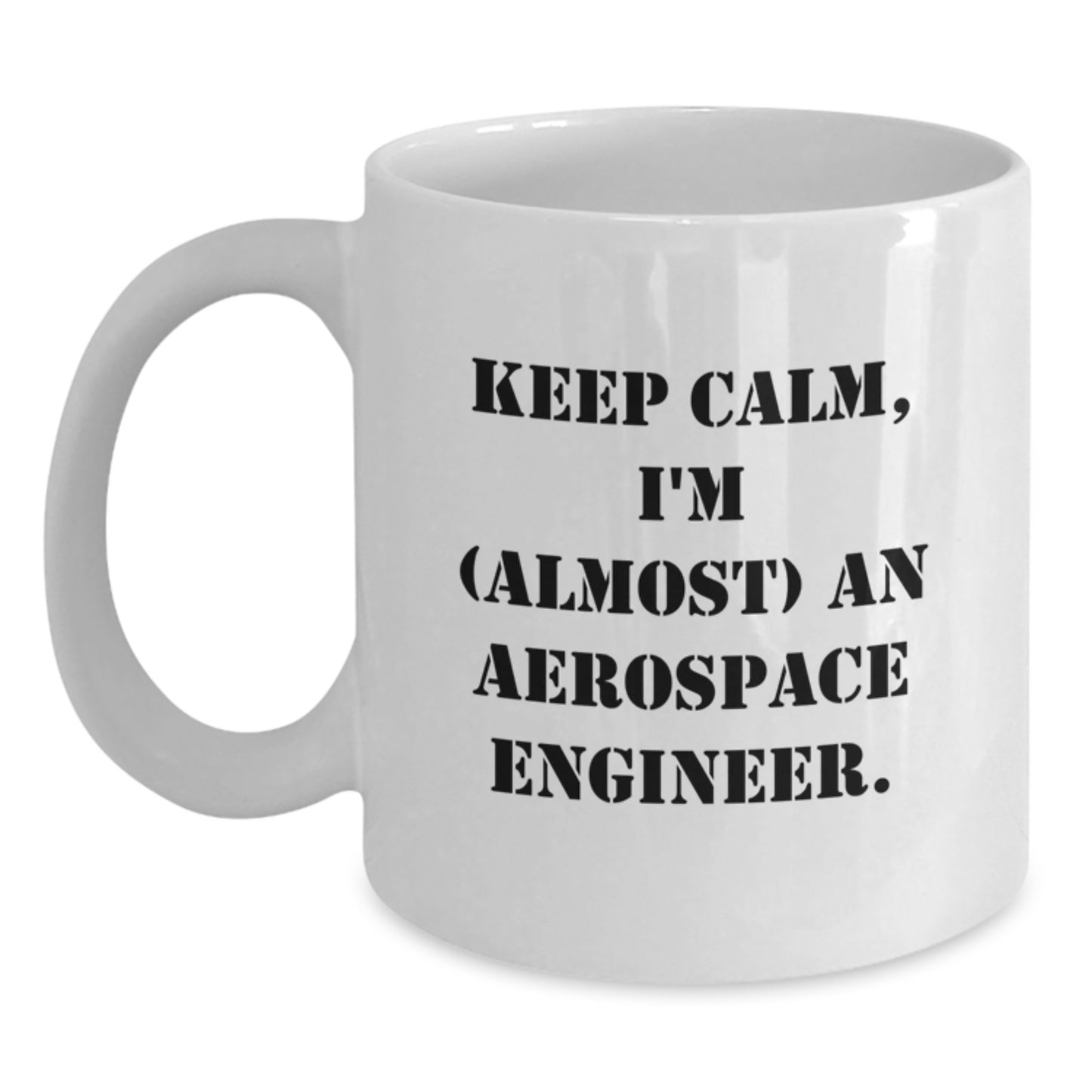 Birthday Gift Aerospace Engineer White Coffee Mug for Her - Main