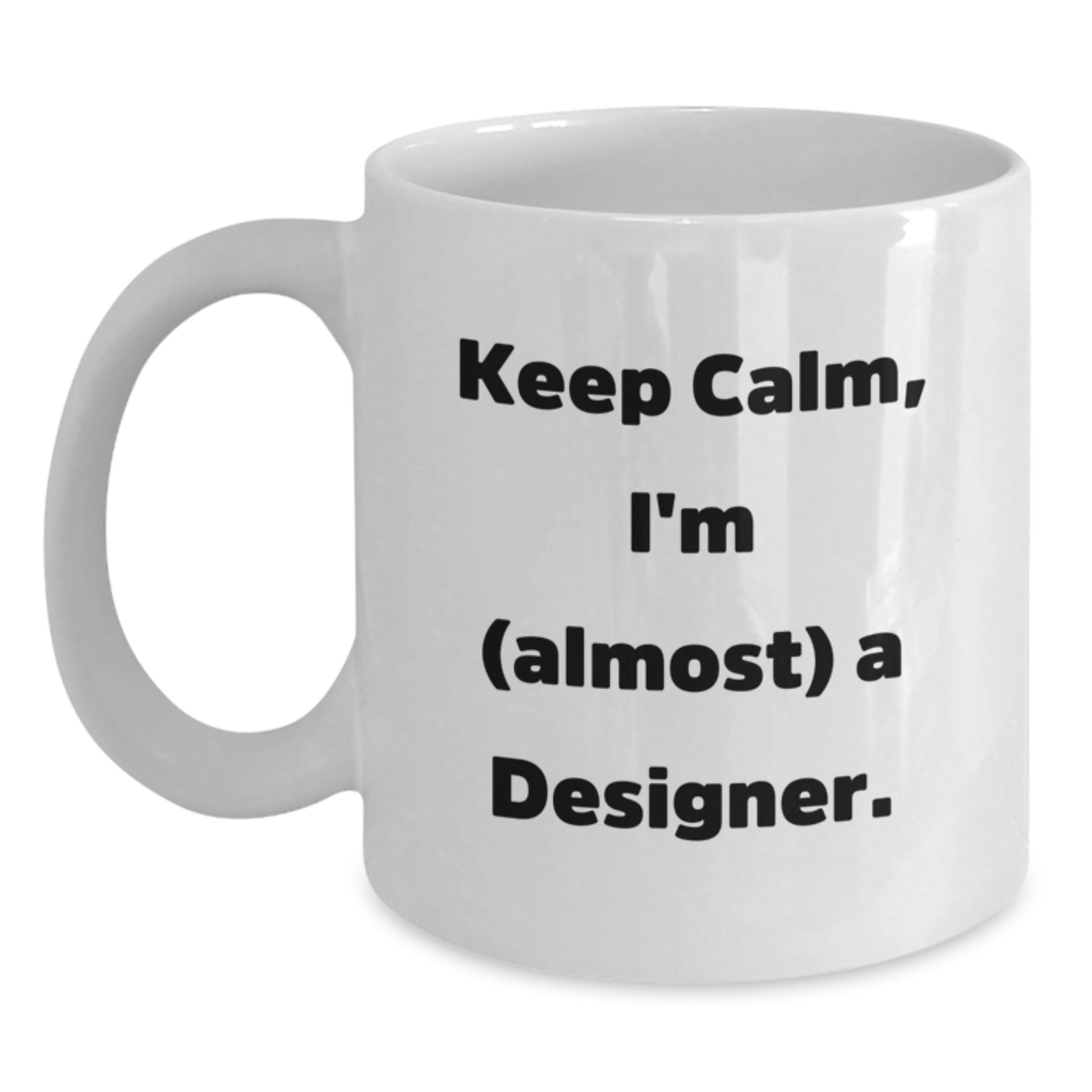 Birthday Gift Designer White Coffee Mug for Her Present - Main